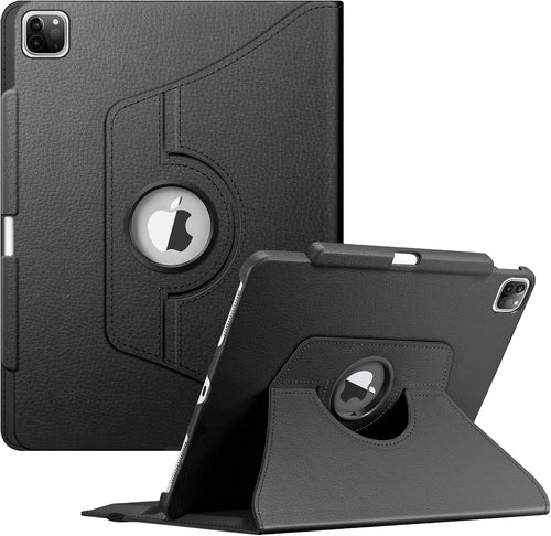 360° Rotating Case for iPad Pro 12.9" (2018-2022) - Auto Sleep/Wake Cover with Pencil Holder & Multi-Angle Stand ( Multi Colour)