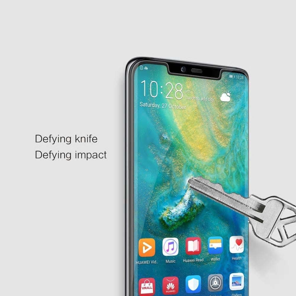 Huawei Mate 20 Pro Tempered Glass Screen Protector - 5D Curved Edge, Full Coverage, Ultra HD Clear, Anti-Scratch