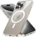 MagSafe Compatible Magnetic Phone Case with Camera Control | Military-Grade Shock Protection for iPhone 15, 15 Plus, 15 Pro, 15 Pro Max – Includes Free Screen Protector