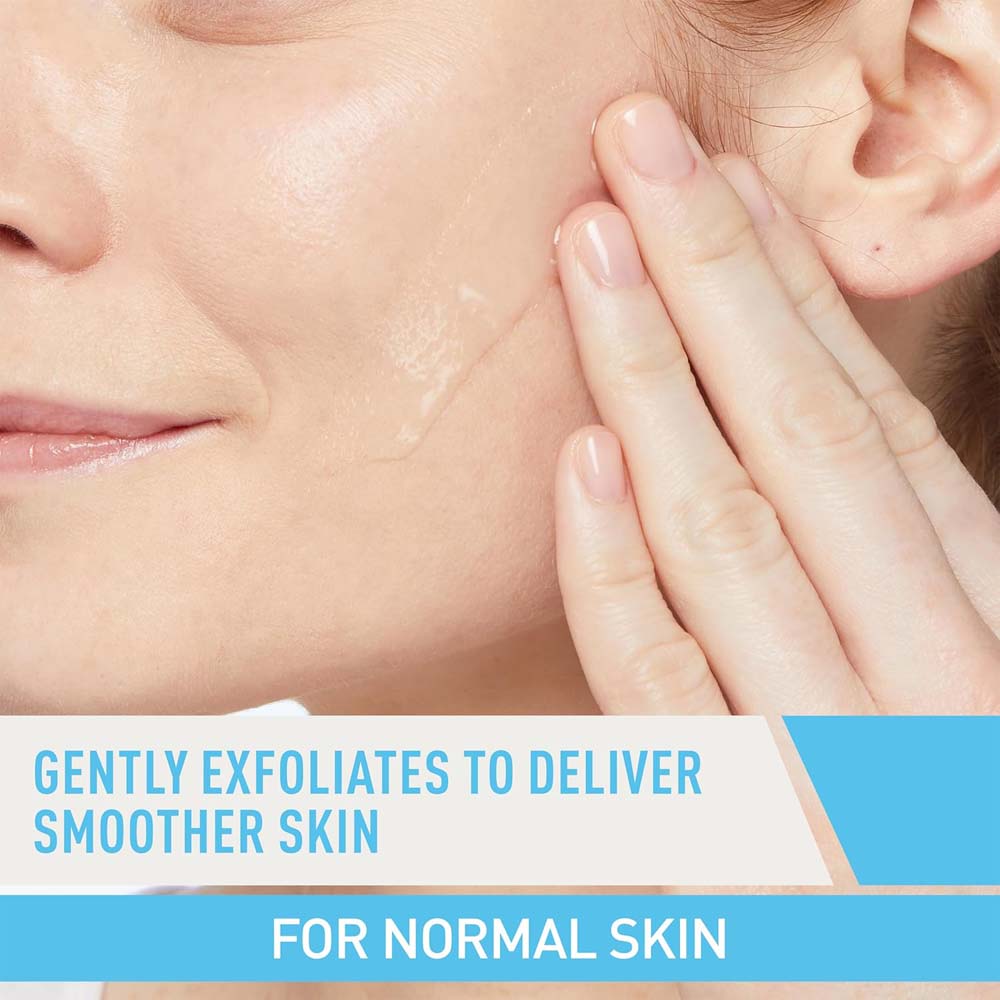 CeraVe Renewing Salicylic Acid Cleanser – Gentle BHA Exfoliating Face Wash with Hyaluronic Acid, Niacinamide & Ceramides, Smooths & Softens Skin