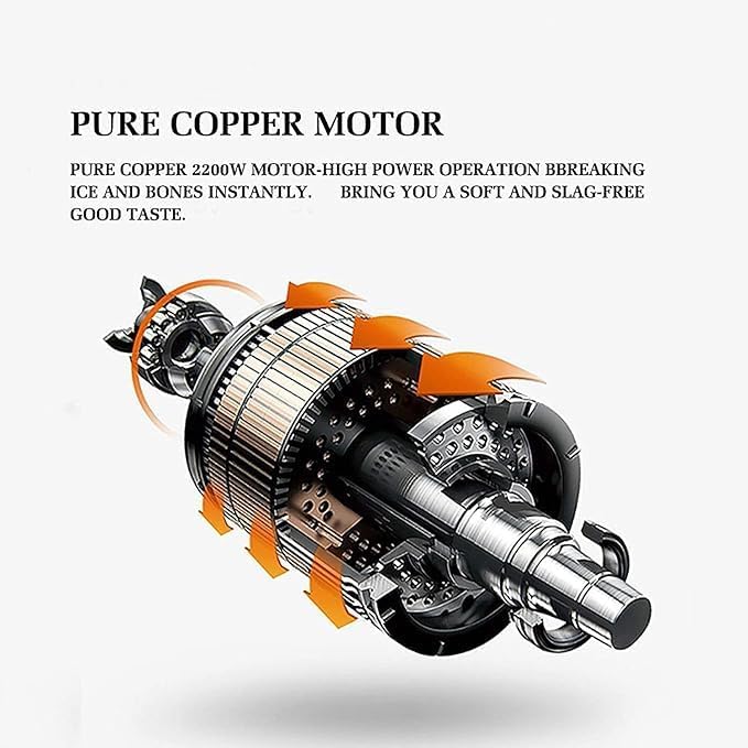 Heavy Duty Commercial Grade Blender Juicer – 6-Blade Mixer for Fruit, Food Processing, and Ice Smoothies