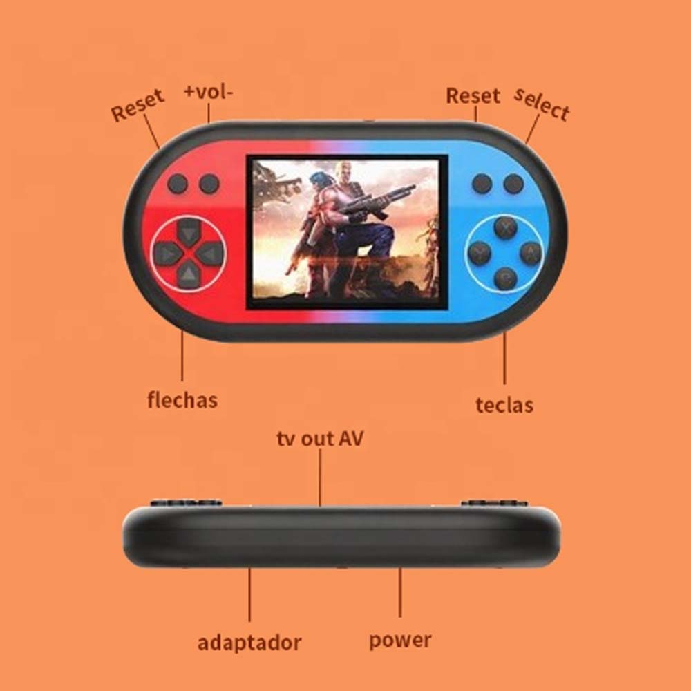 Q8 520-in-1 Handheld Game Player - Portable Mini Video Game Console for Kids, Retro Gaming Gift