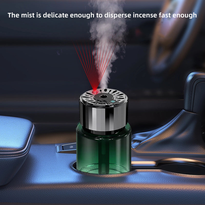 Car Air Freshener - Smart Aroma Diffuser with Colorful Lights & Essential Oils for Odor Elimination