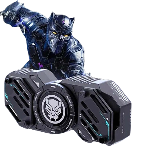 Fidget Spinner Earphones – Colorful Glow in The Dark, High-Speed & Silent, Cool Metal Gear Design, Stress Relief for Kids & Adults