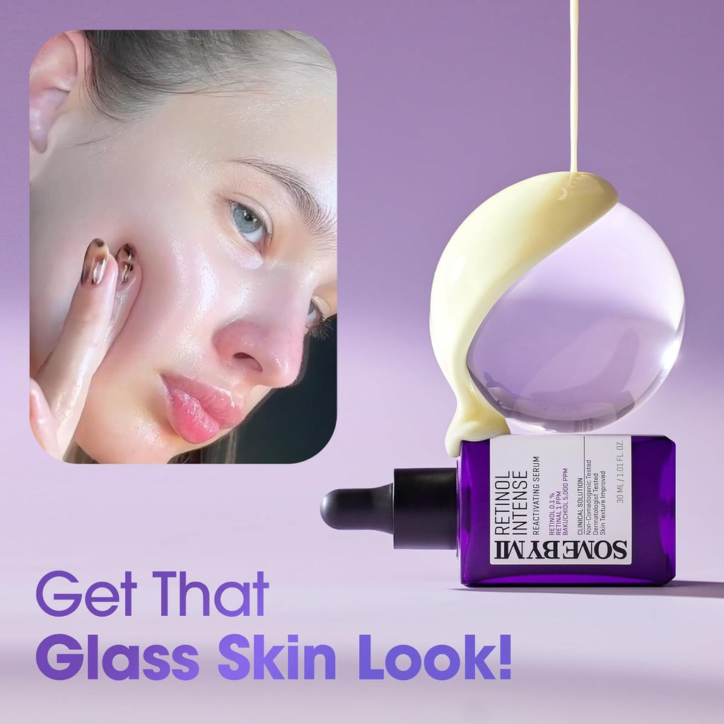 Some By Mi Retinol Intense Reactivating Serum for advanced wrinkle care & anti-aging. Authentic Korean skincare for rejuvenation.