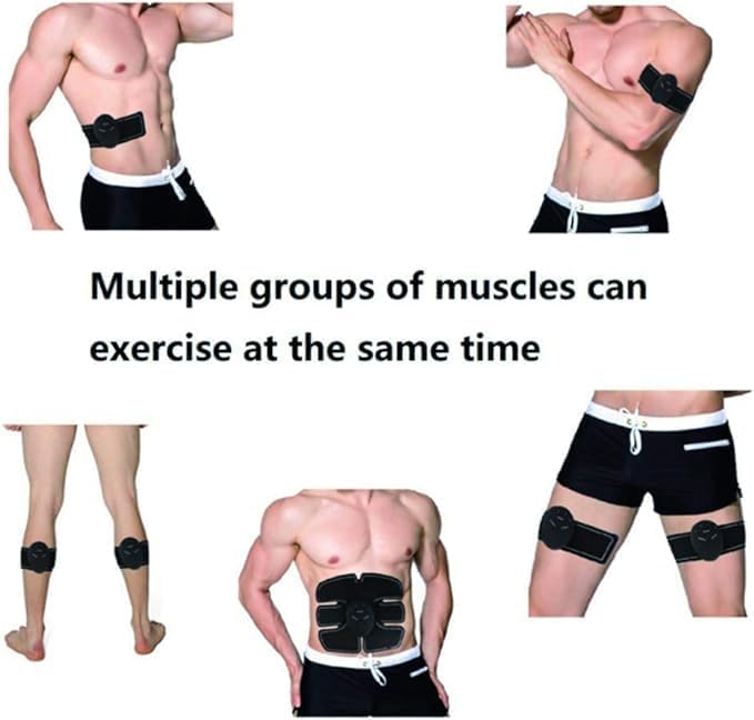 Vest Line Abdominal Muscle Sticker | Six-Pack Muscle Stimulator for Fitness | Black | Sculpt and Tone