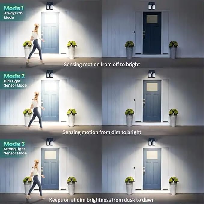 Solar Wall Lights 2023 – Modern LED Wall Sconces with Dusk-to-Dawn and Motion Sensor Features