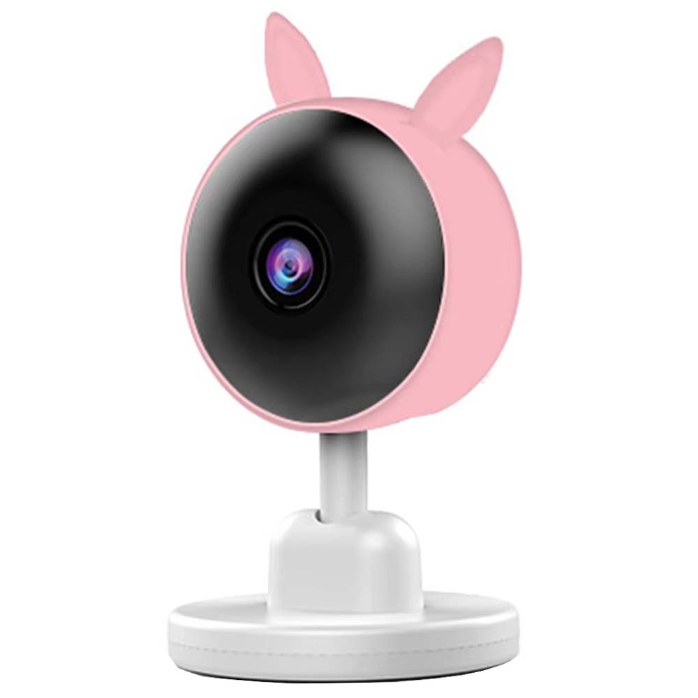 Smart WiFi Baby Monitor - No Glow Night Vision Camera with Bluetooth Remote, 360° Coverage for Child Safety