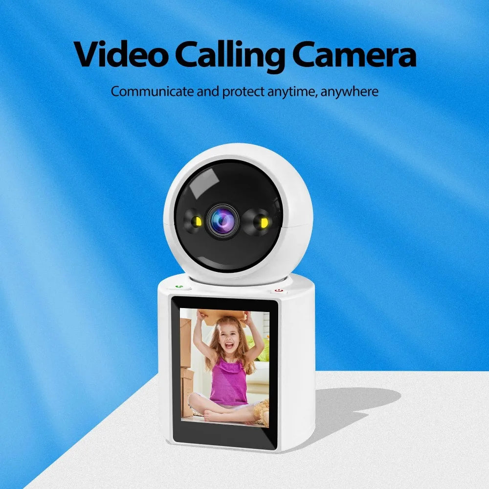 4K 6MP Smart PTZ IP Camera with AI Human Detection, Color Night Vision & One-Click Video Calling for Home Security