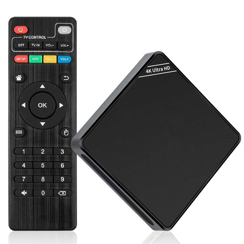 4K Ultra HD Android 15.0 TV Box - 8GB RAM + 128GB ROM, HDR10+, Dolby Audio, WiFi 6, BT 5.2, Voice Remote