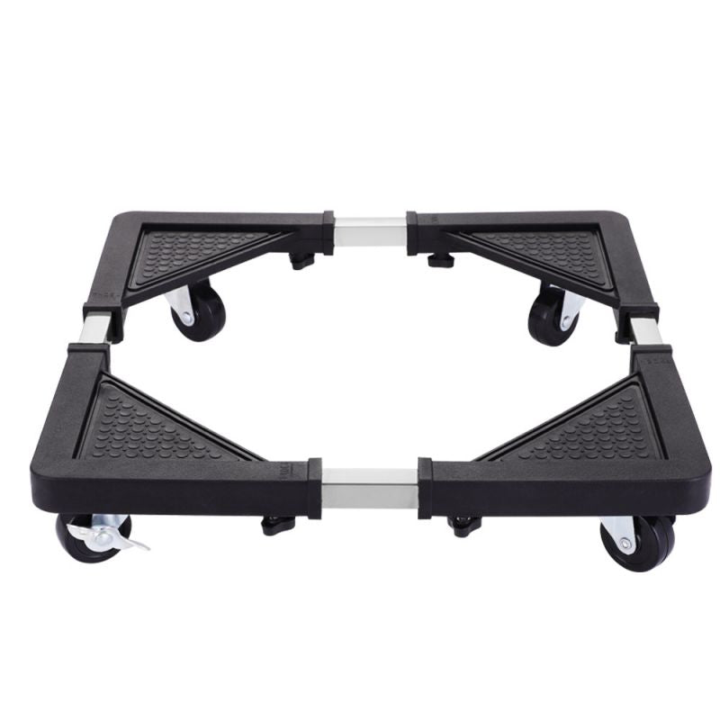 Adjustable Appliance Trolley with Wheels - Universal Stand for Refrigerator, Dishwasher, Air Cooler - Front & Top Load Support