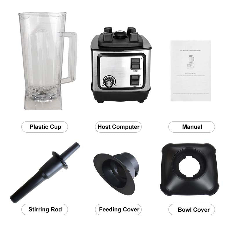 SC-2255 Multi-Purpose Juicer & Mixer 2-in-1 professional blender & food processor with silver coat for commercial kitchens.