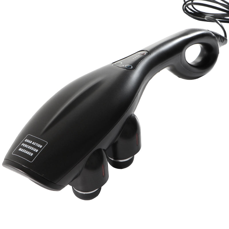 Powerful Cordless Body Massager - Handheld Electric Massage Hammer with Multiple Attachments | Deep Tissue and Muscle Relief, Adjustable Speed Settings, Quiet Operation | Ideal for Back, Neck, Shoulder, and Leg Pain Relief