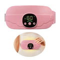 Smart Menstrual Heating Pad - 4-Gear Constant Temperature Abdominal Massager with Vibration, Warm Palace Belt for Women (Pink-Colour)