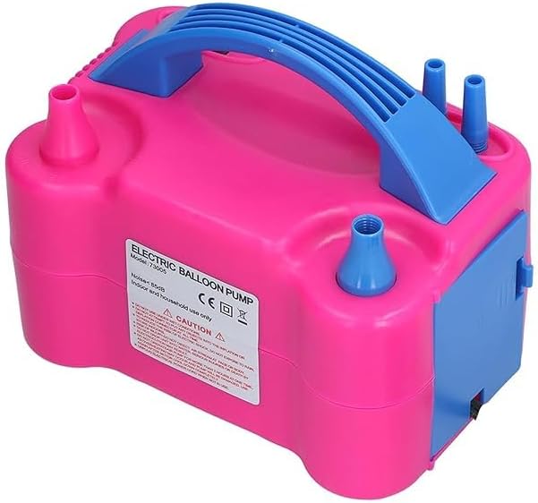 Electric Balloon Pump with Storage Box Design | Long Air Outlet for Efficient Inflation | Quick and Convenient Setup