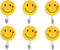 Wall Hanging Hook Set | 9-Piece Emoji Face Hooks with Strong Poster Adhesive