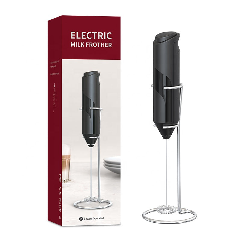 Household Portable Reusable Electric Milk Frother | Perfect for Lattes, Cappuccinos, and Hot Beverages