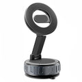 GD-HD241 360° Rotating Magnetic Phone Holder with Vacuum Function. Strong suction & universal mount in black.