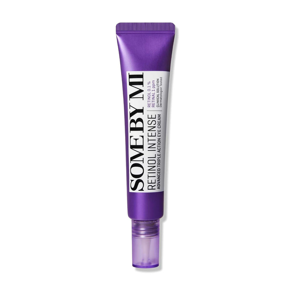 SOME BY MI Retinol Intense Advanced Triple Action Eye Cream – Korean Anti-Aging Eye Treatment with Retinol, Peptides & Niacinamide – 30ml / 1.01oz