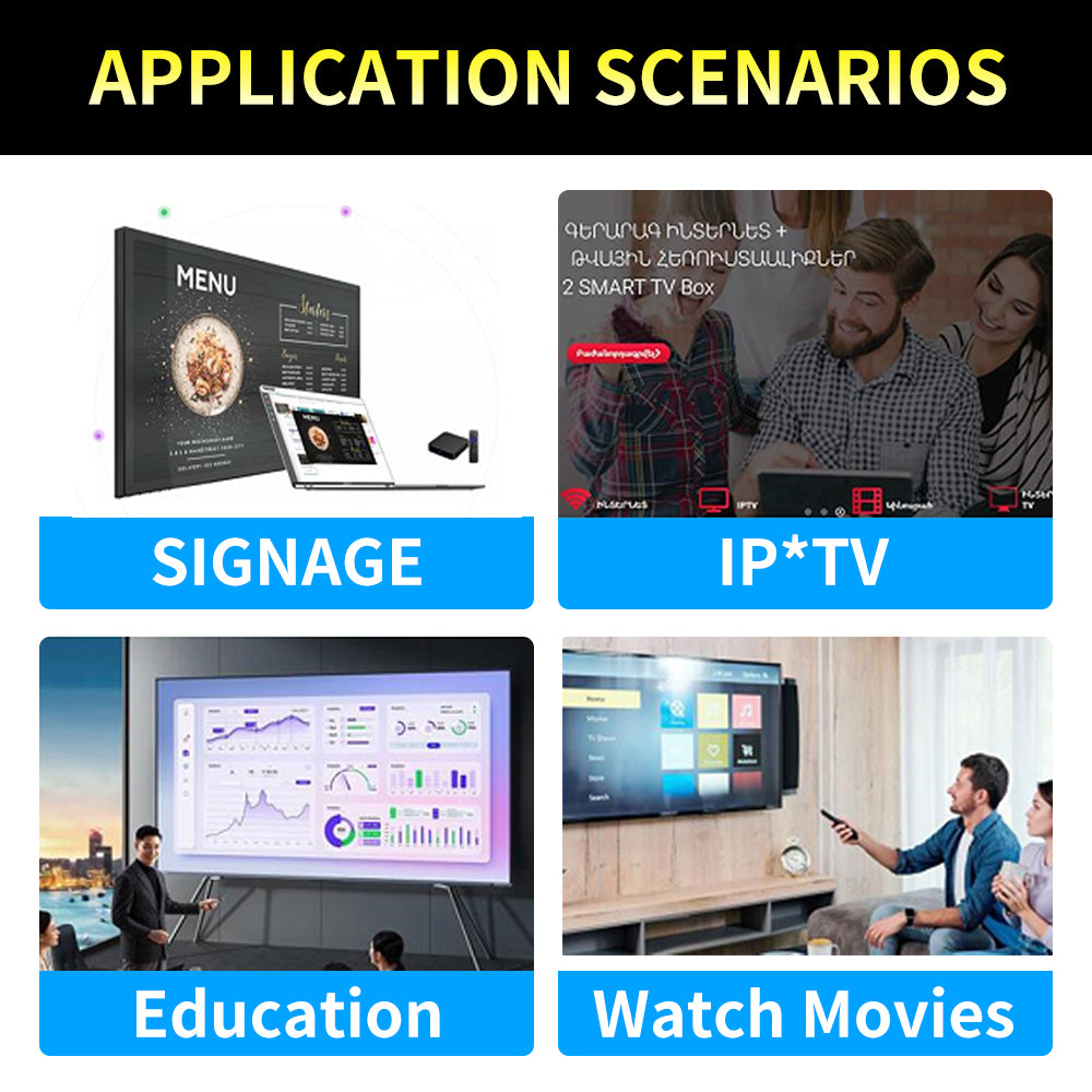 OTT 4K Android TV Box - Google TV Edition | Ultra HD Streaming | Voice Remote | Chromecast Built-in | Dolby Audio