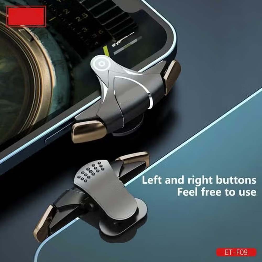 ET-F09 Finger Trigger Game Controller - Plug & Play Mobile Gamepad for iOS/Android, No Bluetooth or Charging Needed