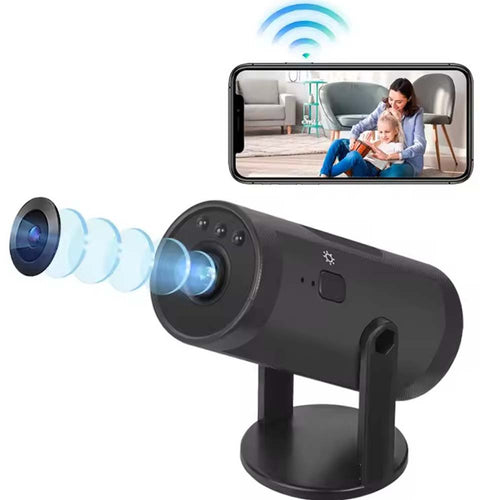 1080p Mini Camera with WiFi. Portable mobile detection camcorder for smart home surveillance & remote monitoring. Hidden design.