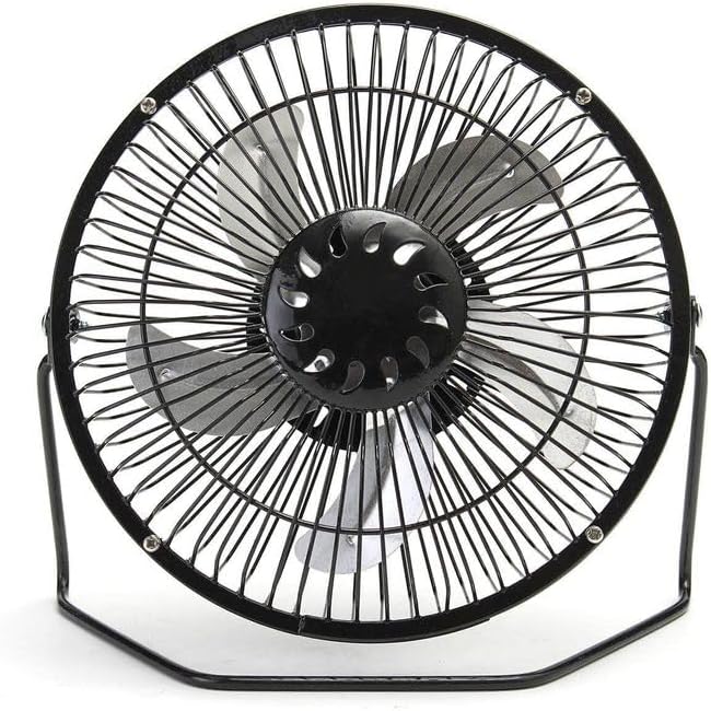 Portable Fan – Air Cooler Desktop Fan for Students | Metal Framework Mini Fan for Dormitory Use