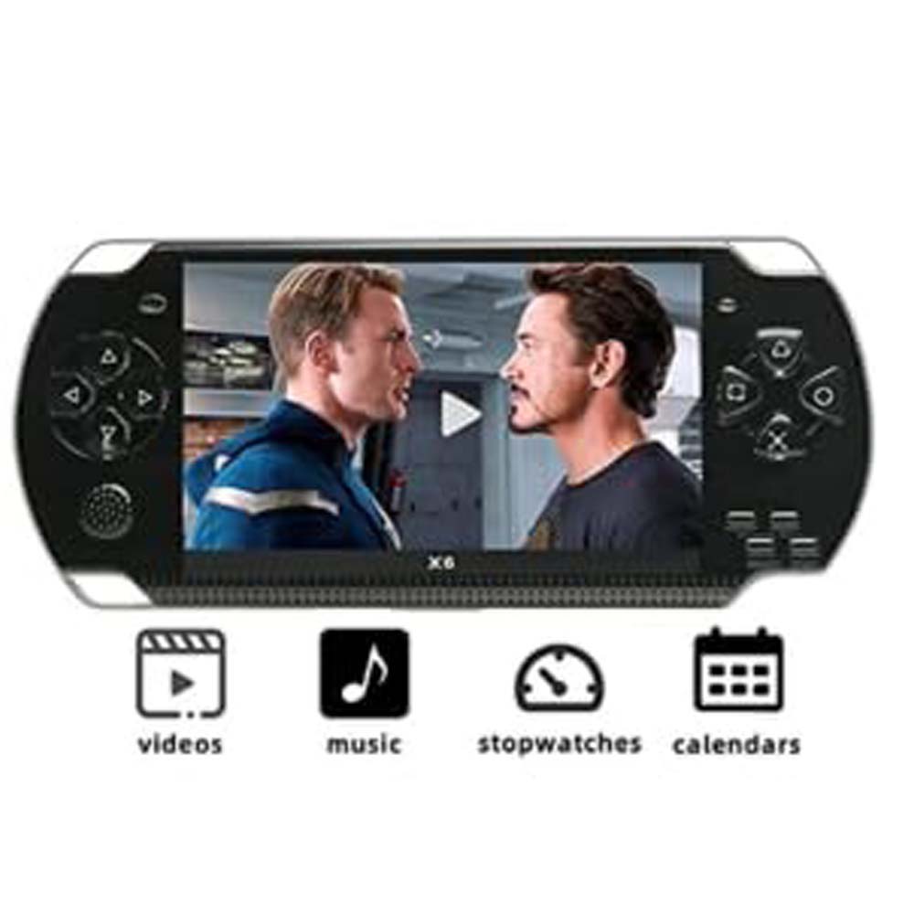 Classic Handheld Gaming Console – 4.3-Inch Display with 200 Retro Games and Integrated Camera