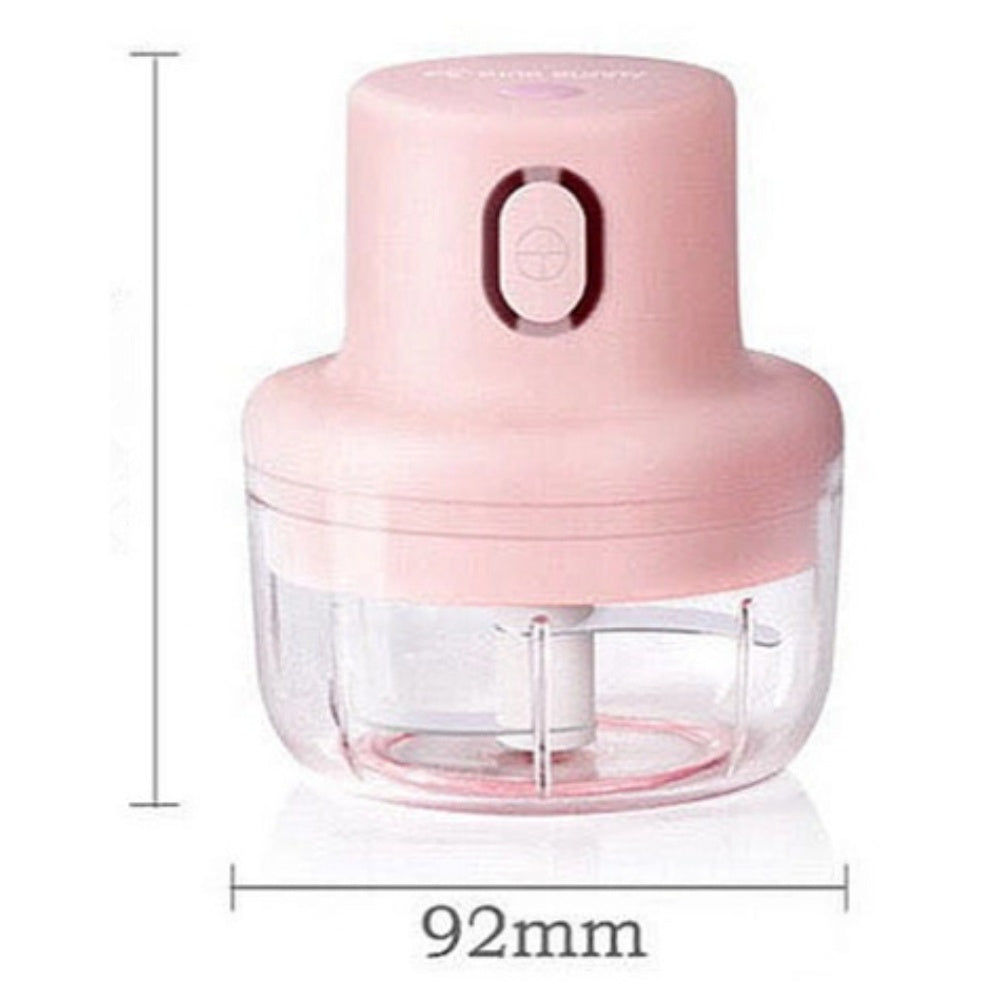 Mini Press Intelligent Electric Garlic Machine | Wireless Food Chopper 100/250ml | Effortless Garlic, Onion, and Vegetable Mincing with One-Click Operation