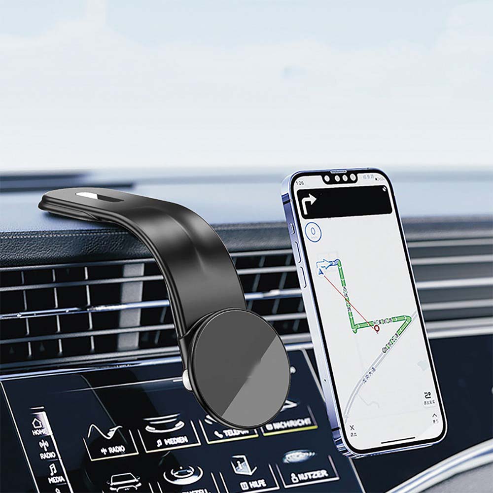 GD-HD968 Multi-Angle MagSafe Car Phone Holder, Secure Magnetic Grip with 360° Rotation for iPhone & Andriod MagSafe-Compatible Devices