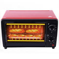 Multi-Function Electric Oven | 12L Mini Air Fryer Chicken Oven | Portable Tabletop Baking Oven with Bakeware & Rack | High-Temperature Mini Cake Oven for Home & Commercial Use (Red)