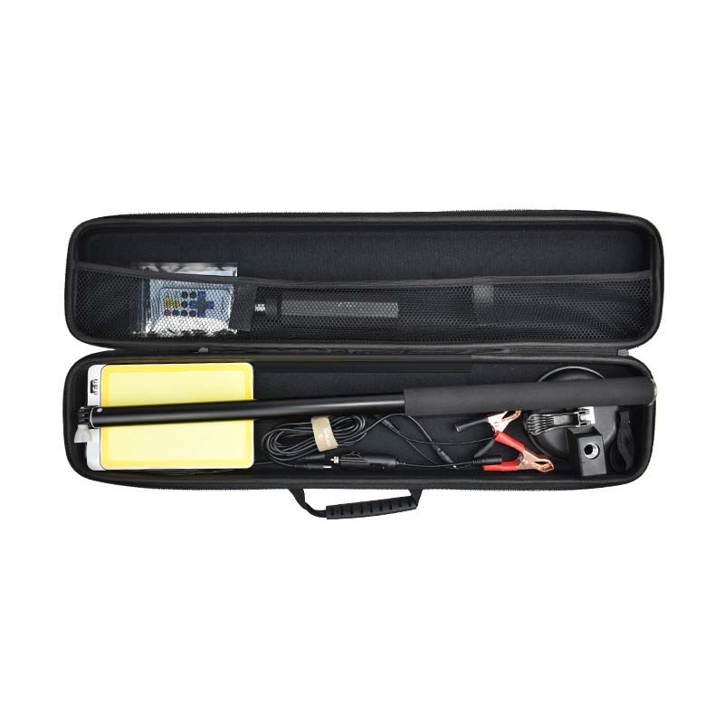DC 12V BBQ Night Party Lighting | Dual Color White & Yellow Outdoor Portable Telescopic Rod LED Camping Light