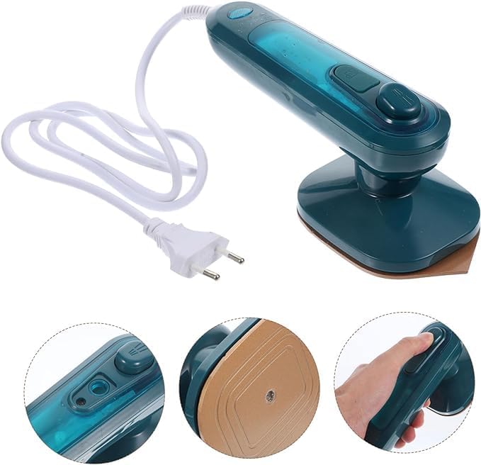 Portable Steamer for Clothes | Mini Electric Iron Steamer with Steamer Basket | Lightweight, Small Travel Clothing Steamer for Home Use
