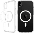 MagSafe Compatible Magnetic Phone Case with Camera Control | Military-Grade Shock Protection for iPhone X, Xs, Xs Max, Xr – Includes Free Screen Protector