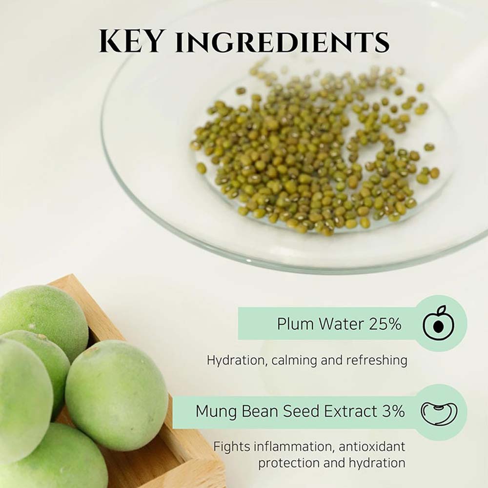 Beauty of Joseon Green Plum Refreshing Cleanser - 100ml Low pH Gel Face Wash with AHA & Green Plum Extract