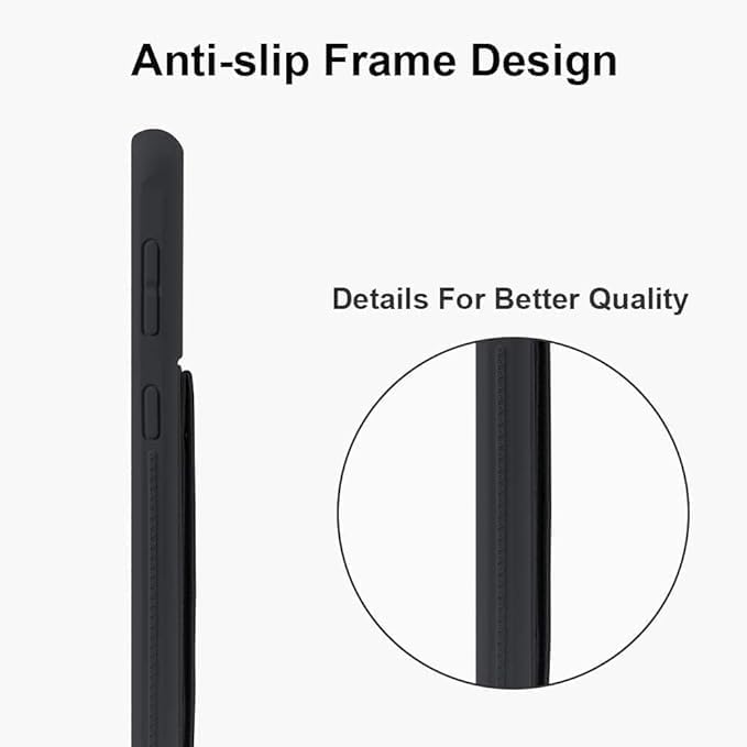Slim Protective Case for Samsung Galaxy S21 to S24 Plus 5G (6.7 Inches) | Leather Hand Strap Holder & Kickstand | Black