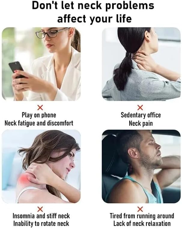 Neck and Shoulder Massager – Wireless Deep Kneading Shiatsu Massage with Heat for Anywhere Relaxation