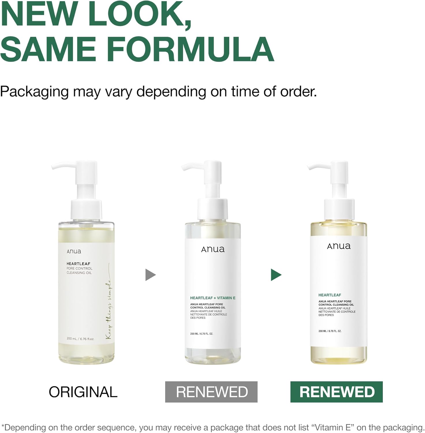 ANUA Heartleaf Pore Control Cleansing Oil. Gentle Korean oil cleanser to dissolve makeup, sunscreen & blackheads. 200ml.
