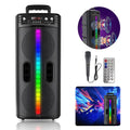 Portable 8-Inch Trolley Speaker – Powerful Bass with Bluetooth Connectivity, Ideal for Outdoor Parties