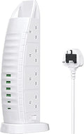 Sailboat Shape Tower Extension Lead – Featuring Type C Fast Charging Ports