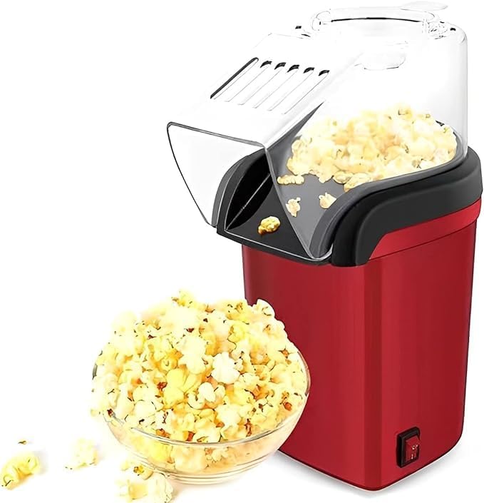 Home Popcorn Maker Popper | Electric Corn Popping Machine for Movie Nights | Fast, Easy, and Delicious Popcorn at Home