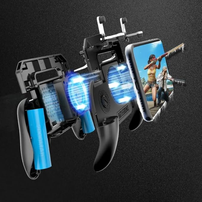 L1 R1 Gaming Controller Joystick for Android & iPhone – PUBG Mobile Gamepad with 2500mAh Battery