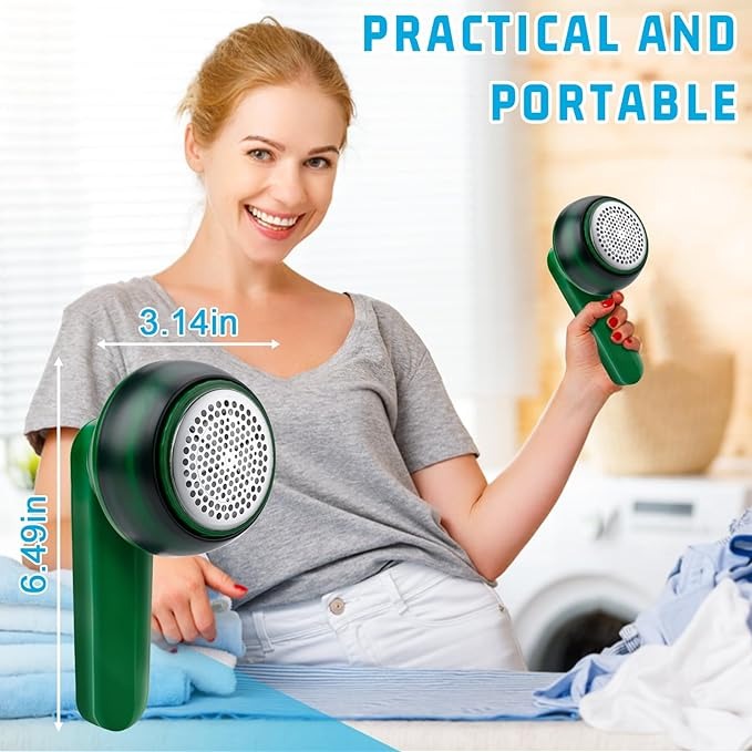 Rechargeable Lint Remover | Portable Fabric Shaver for Clothes, Furniture, and Upholstery
