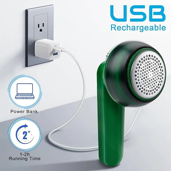 Rechargeable Lint Remover | Portable Fabric Shaver for Clothes, Furniture, and Upholstery