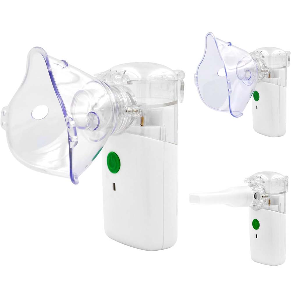 GK-101 Portable Mini Vaporizer. 3-mode handheld nebulizer & cool mist inhaler for adults & kids. Includes travel storage bag.