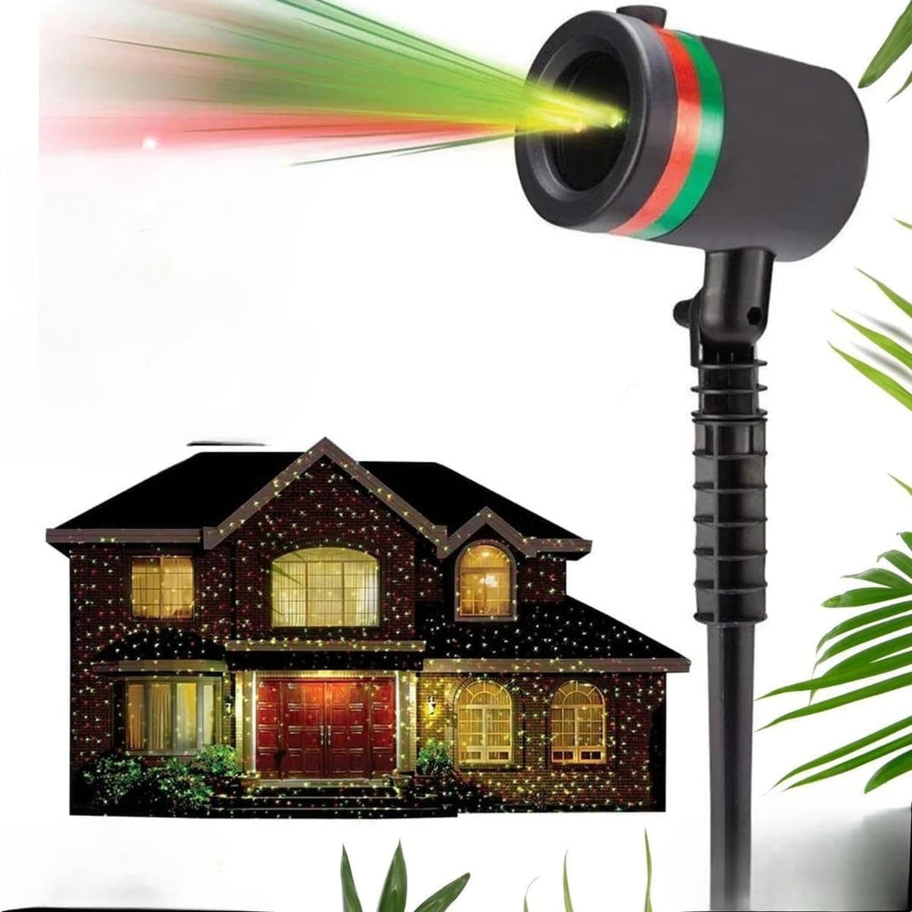 Indoor and Outdoor Laser Light Projector | Instantly Illuminate Your Home with Thousands of Dazzling Stars | Perfect for Parties, Holidays, and Décor