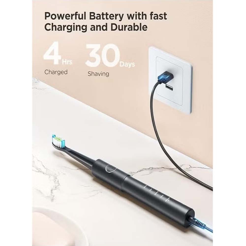 Electric Toothbrush & Water Flosser Combo – Cordless, Rechargeable, 5 Brush Modes, 3 Floss Modes, 8 Heads, Waterproof Oral Care Kit for Travel