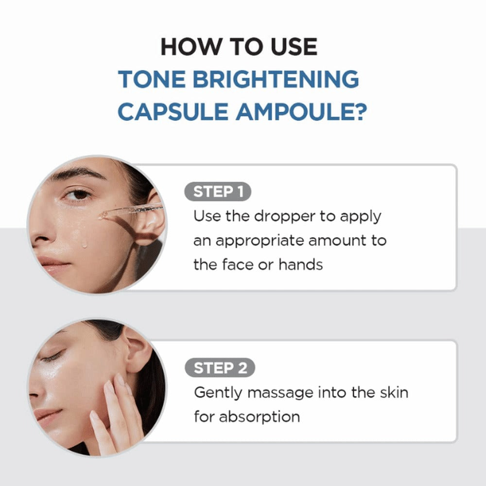 Skin1004 Madagascar Centella Tone Brightening Capsule Ampoule – Hydrating Serum with Niacinamide & Centella Asiatica for Radiance & Even Tone, 50ml