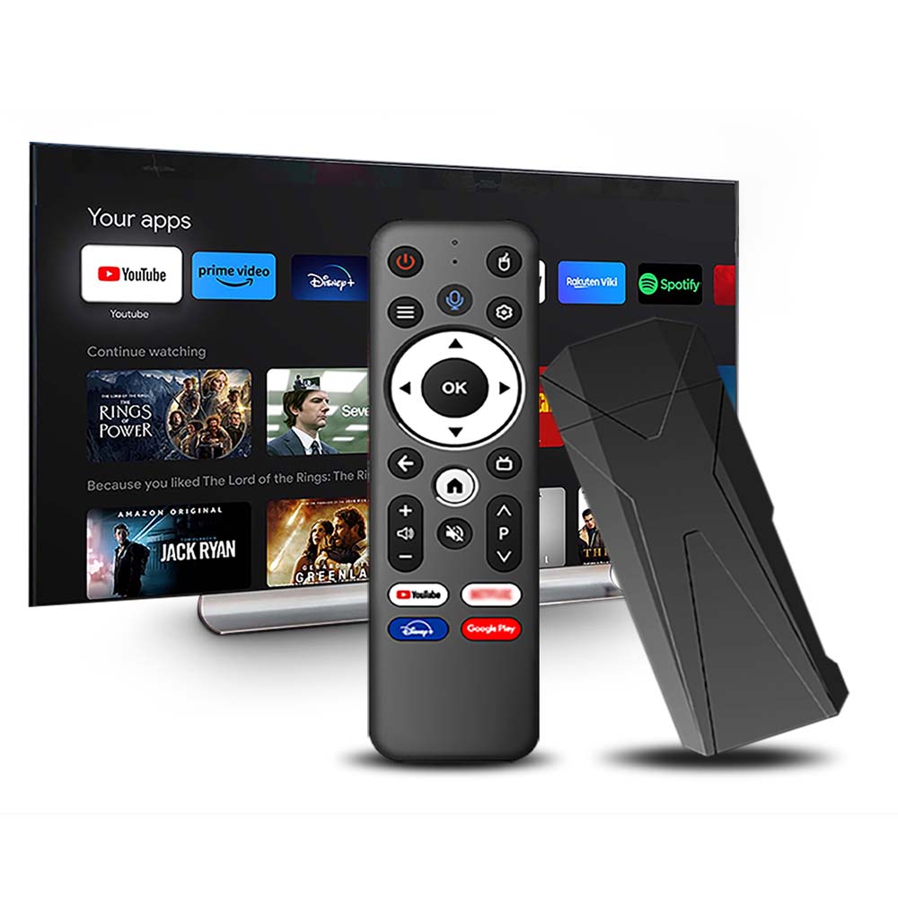 Universal TV Stick with Alcatel Voice Remote - Smart Streaming Stick for Google, YouTube, Fire TV with Voice Control
