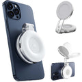 C03 Magnetic Selfie Light CRI97 LED ring light with 360° rotation & mirror. For selfies, videos, TikTok & Zoom calls.